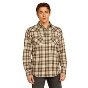Ariat Men's Holin Retro Fit Long Sleeve Western Shirt Sandshell