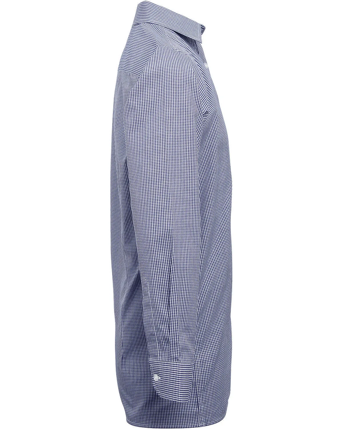 Artisan Collection by Reprime Men's Microcheck Gingham Long-Sleeve Cotton Shirt