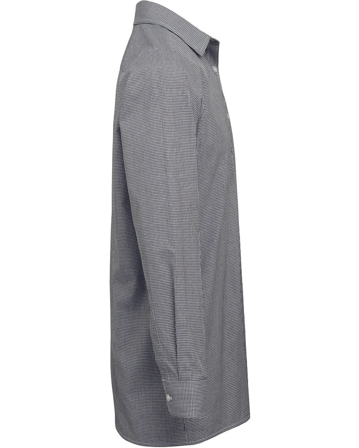 Artisan Collection by Reprime Men's Microcheck Gingham Long-Sleeve Cotton Shirt