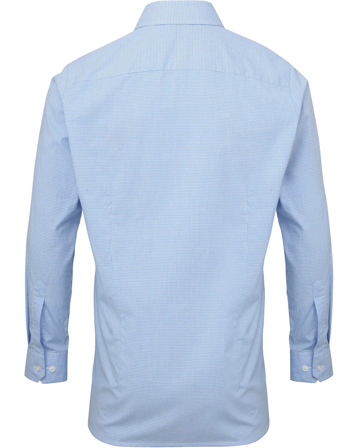 Artisan Collection by Reprime Men's Microcheck Gingham Long-Sleeve Cotton Shirt