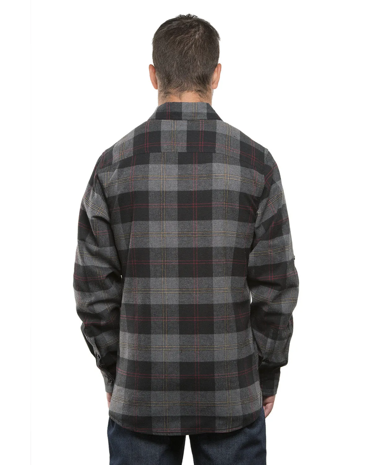 Burnside Men's Plaid Flannel Shirt