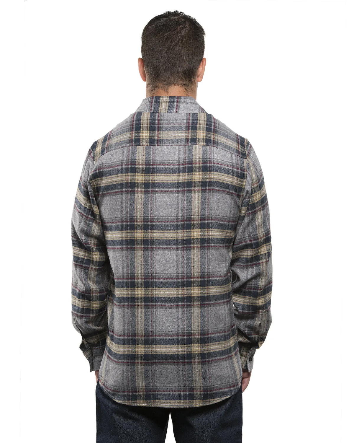 Burnside Men's Plaid Flannel Shirt