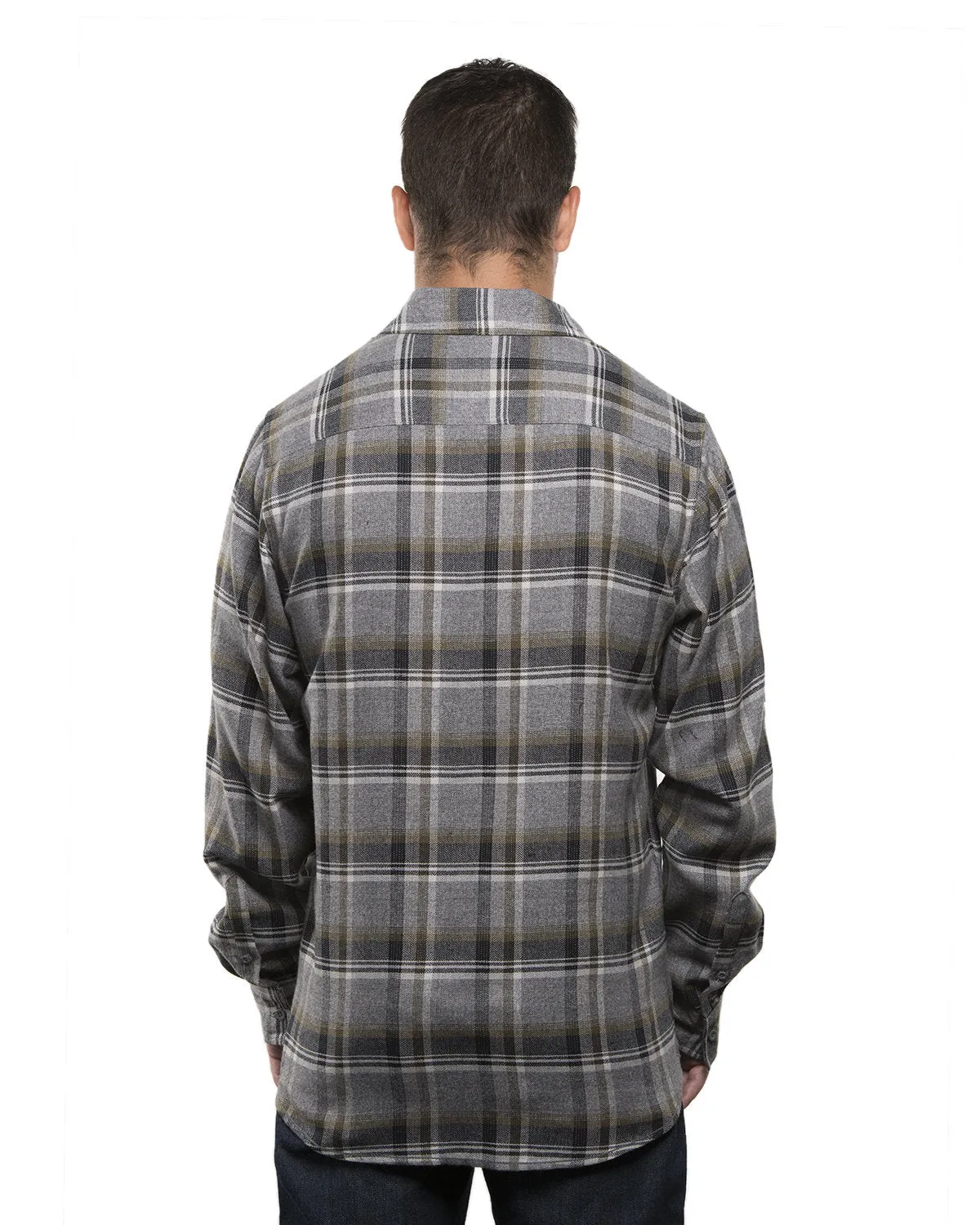 Burnside Men's Plaid Flannel Shirt