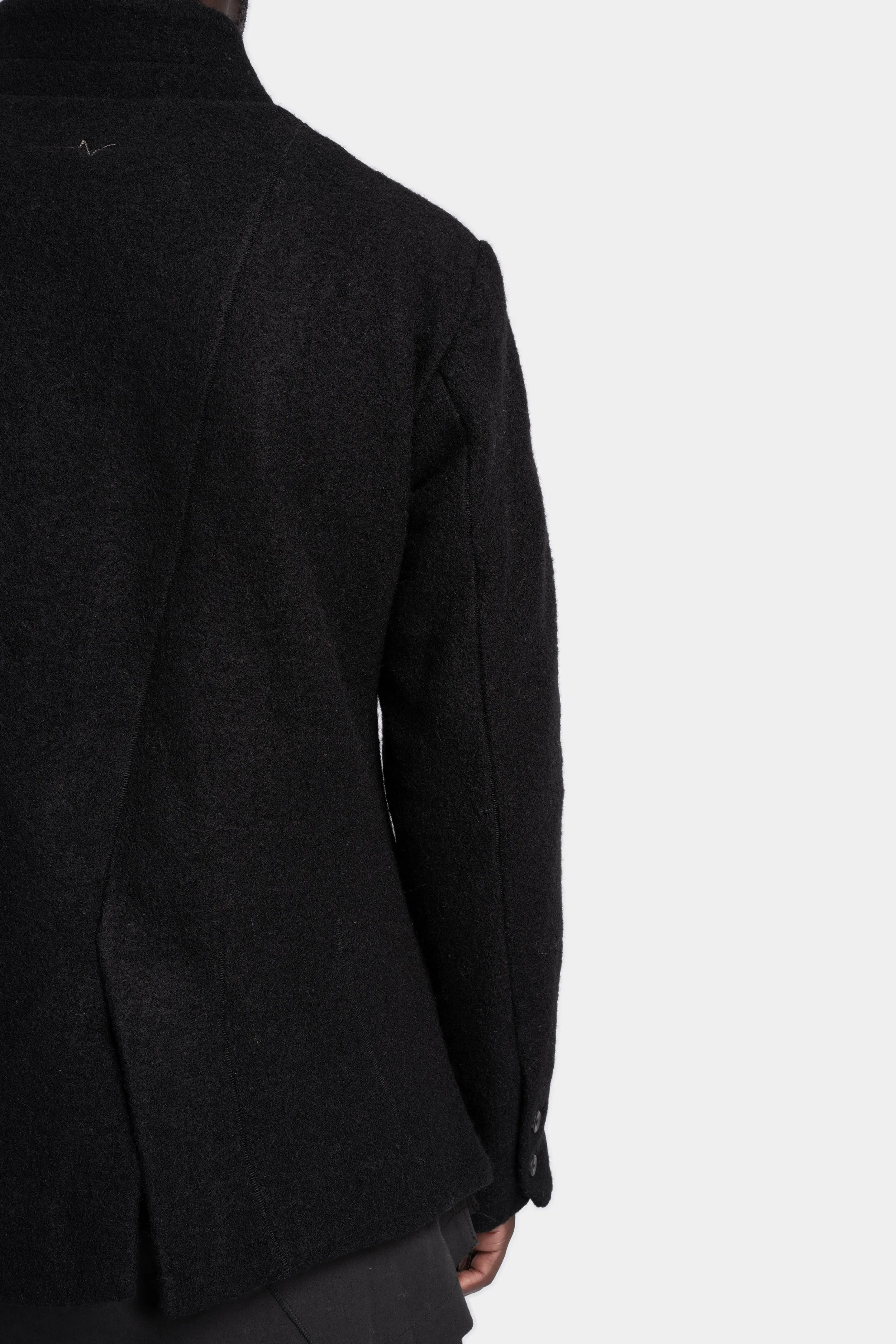Button up wool jacket