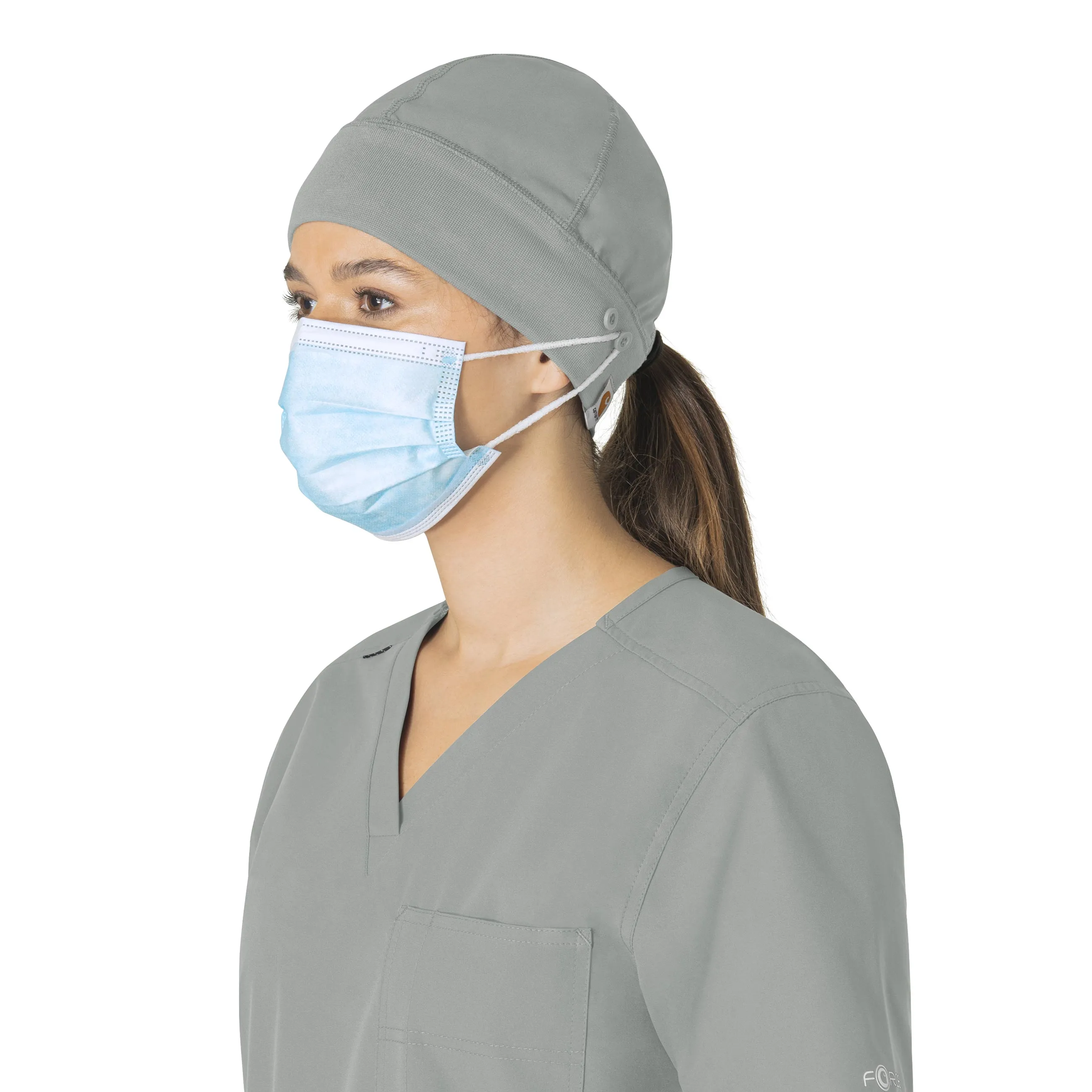 Carhartt Force Essentials Unisex Beanie Scrub Cap - Grey