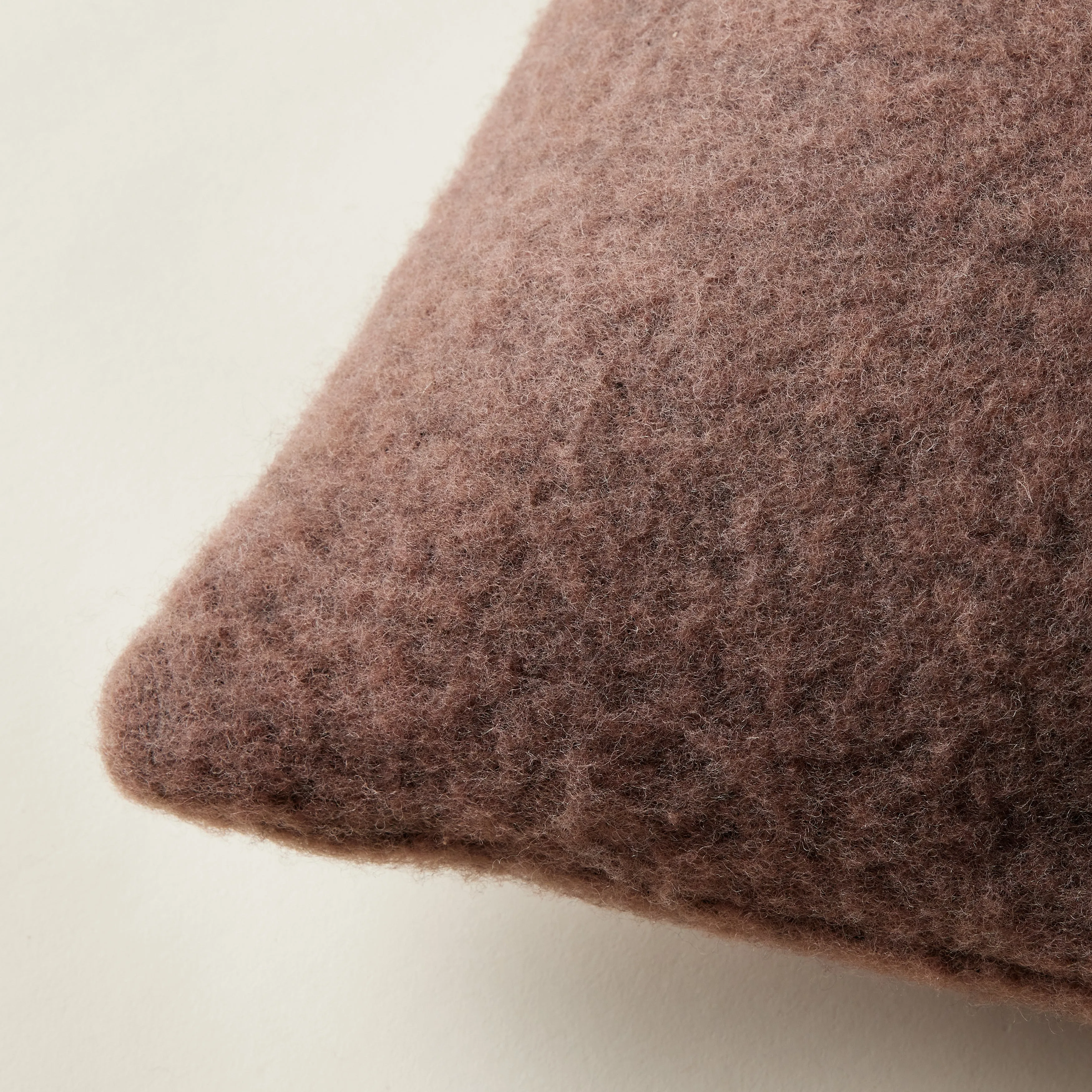 Chocolate Wool Pillow