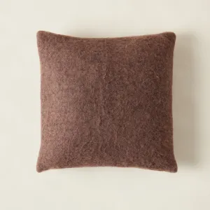 Chocolate Wool Pillow