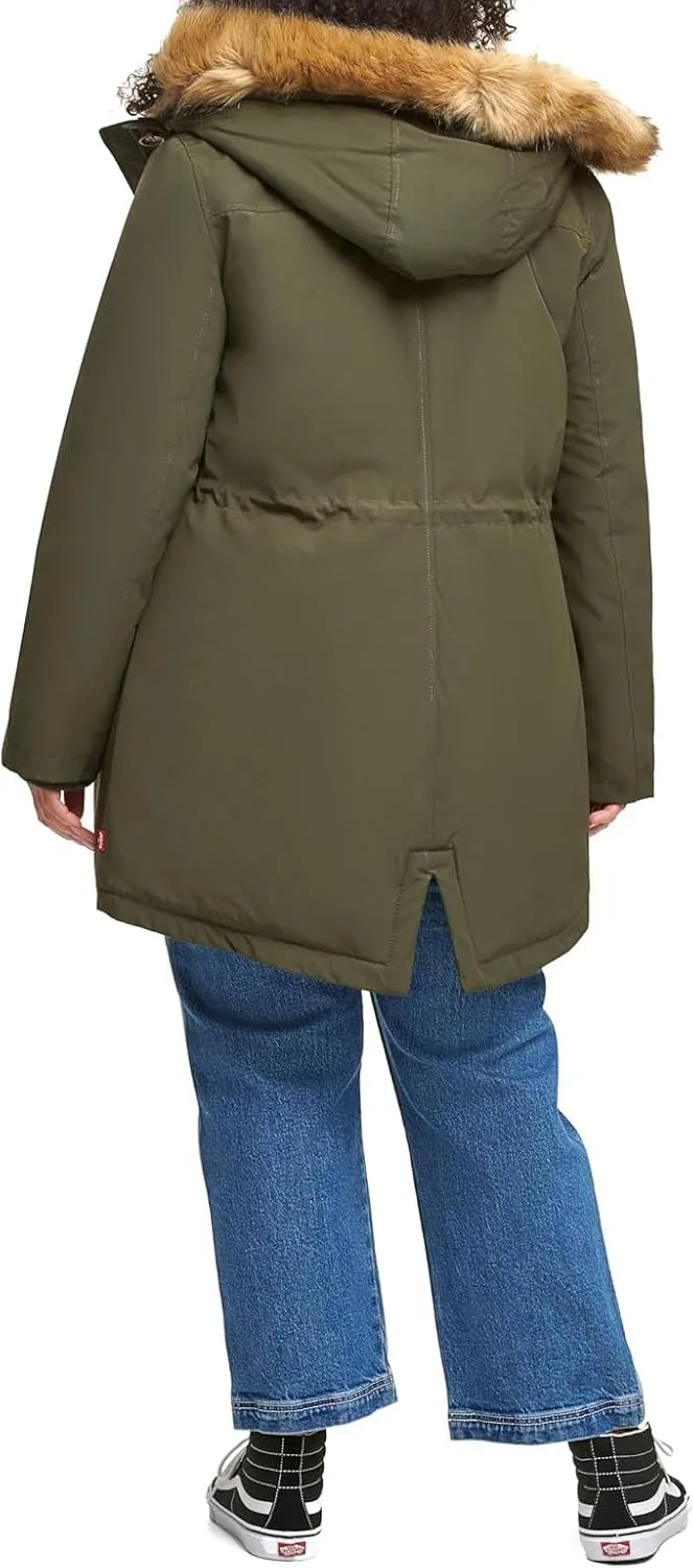 Levi's Women's Faux Fur Lined Hooded Parka Jacket