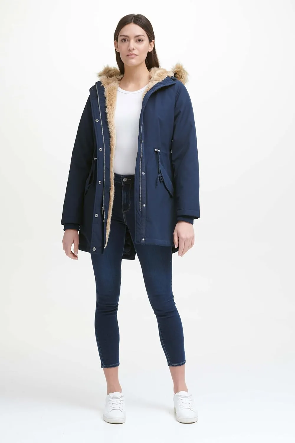Levi's Women's Faux Fur Lined Hooded Parka Jacket