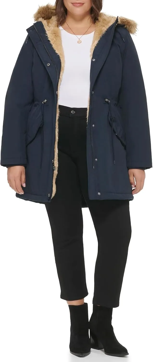 Levi's Women's Faux Fur Lined Hooded Parka Jacket