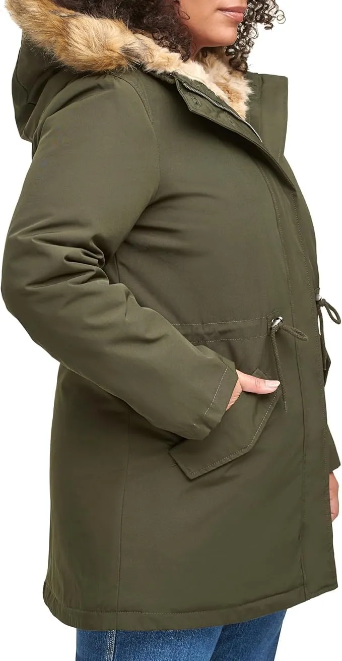 Levi's Women's Faux Fur Lined Hooded Parka Jacket