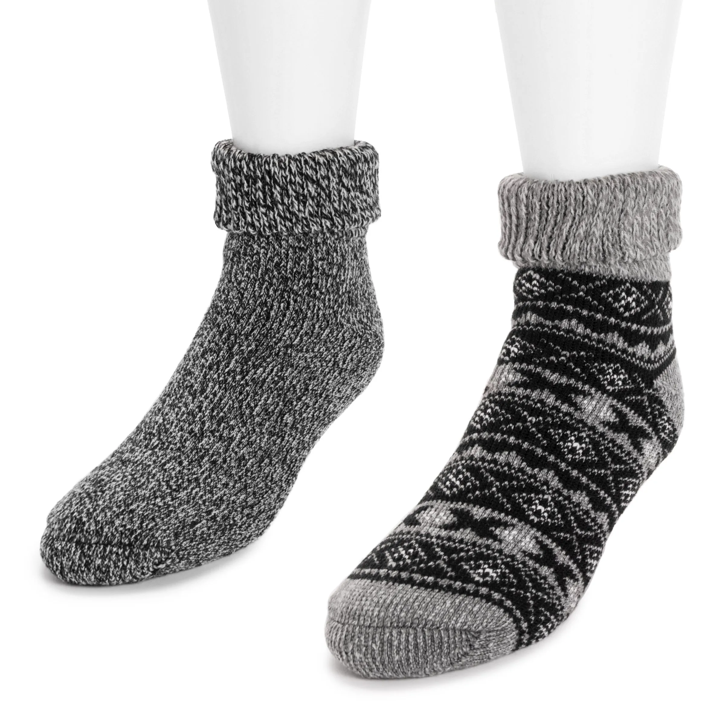 Men's 2 Pair Pack Short Heat Retainer Socks