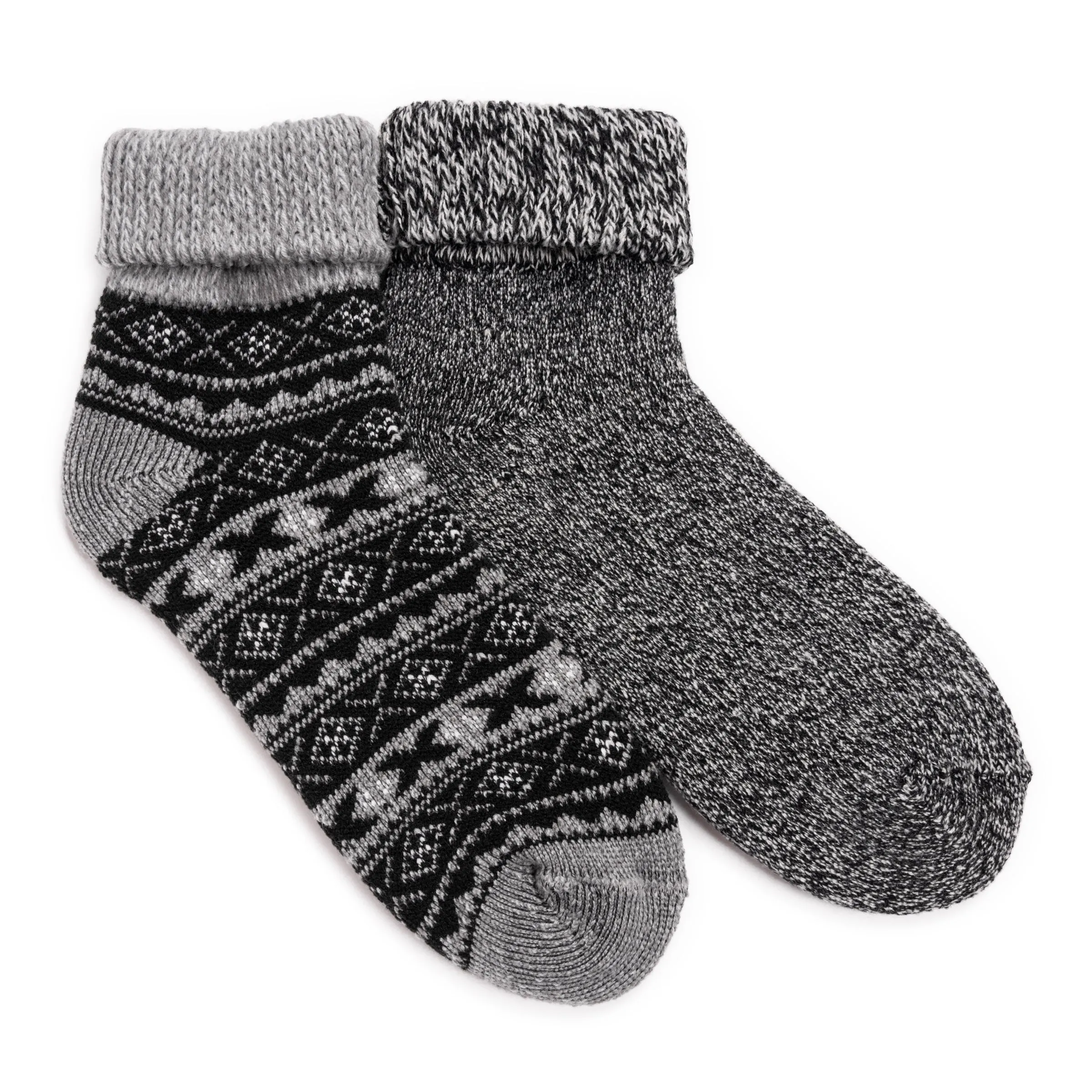 Men's 2 Pair Pack Short Heat Retainer Socks