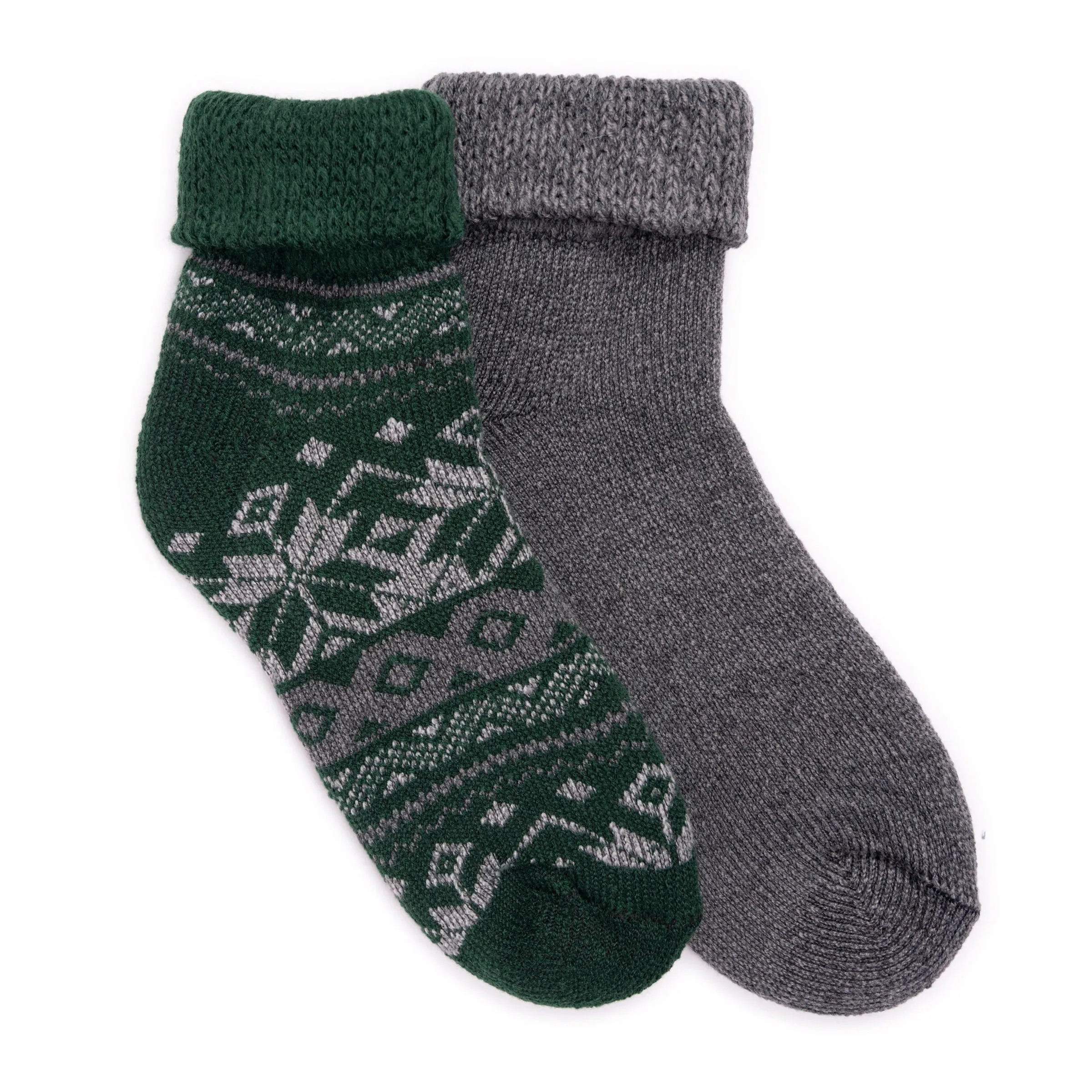 Men's 2 Pair Pack Short Heat Retainer Socks