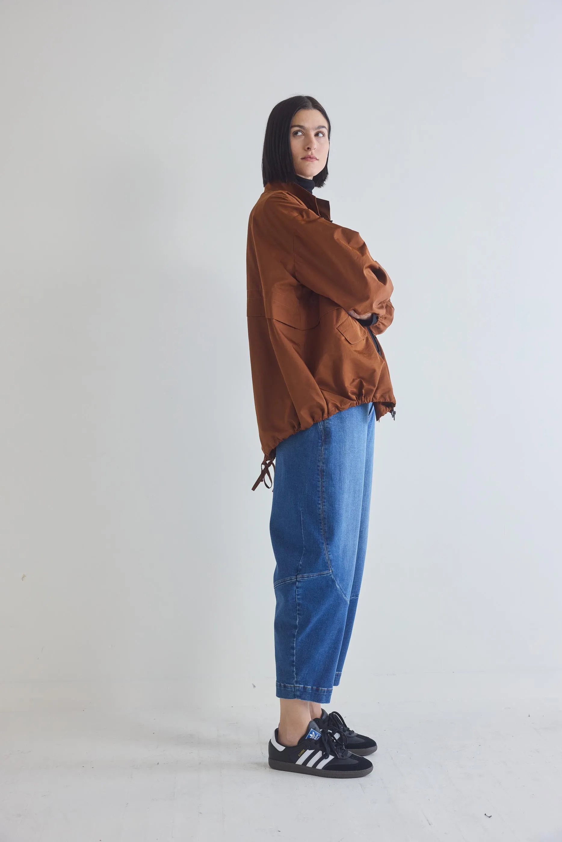 Oversized Windbreaker Jacket