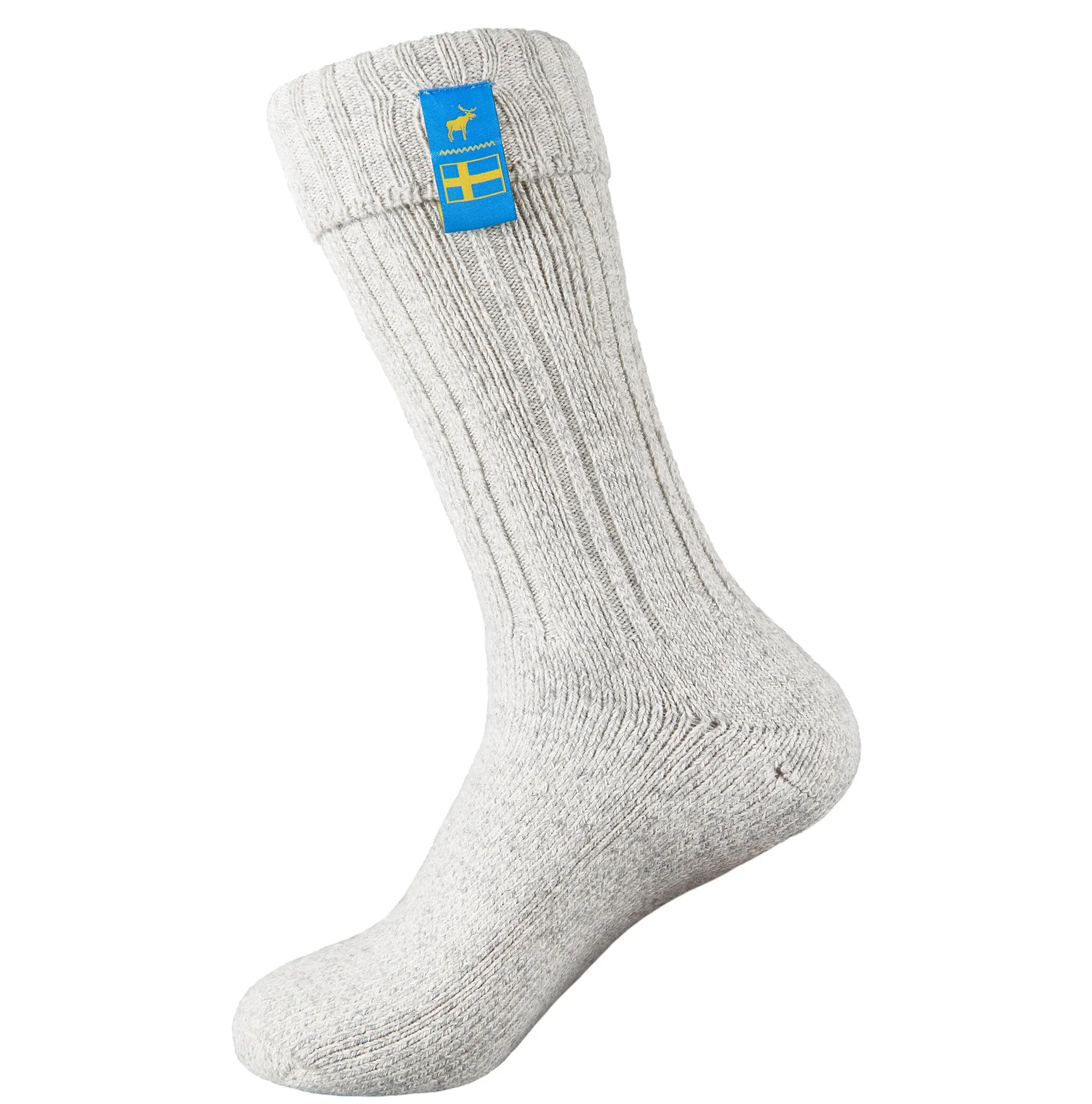 Swedish Lagom Socks - Heather Grey