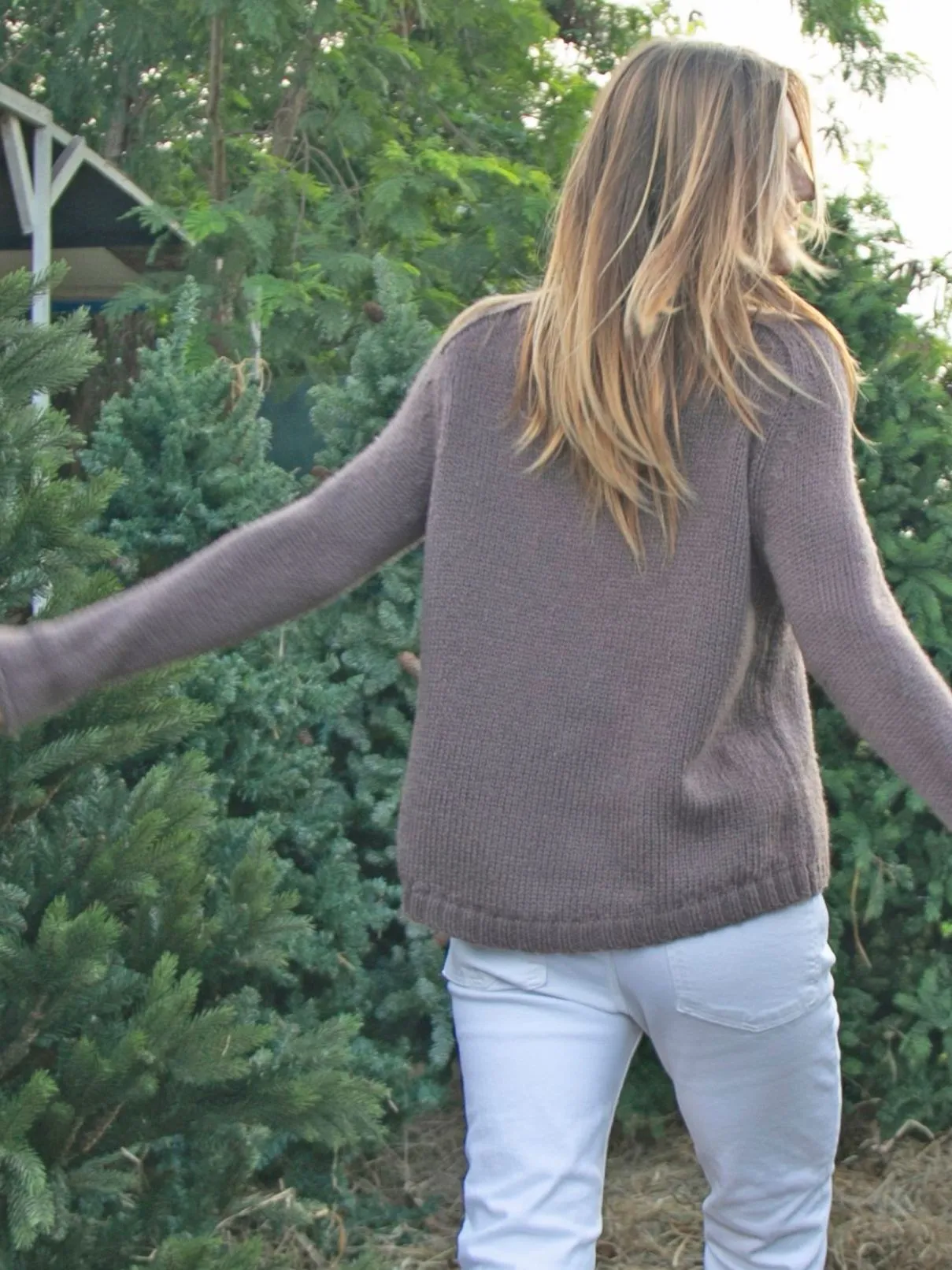 The Heart Raglan Crew Sweater