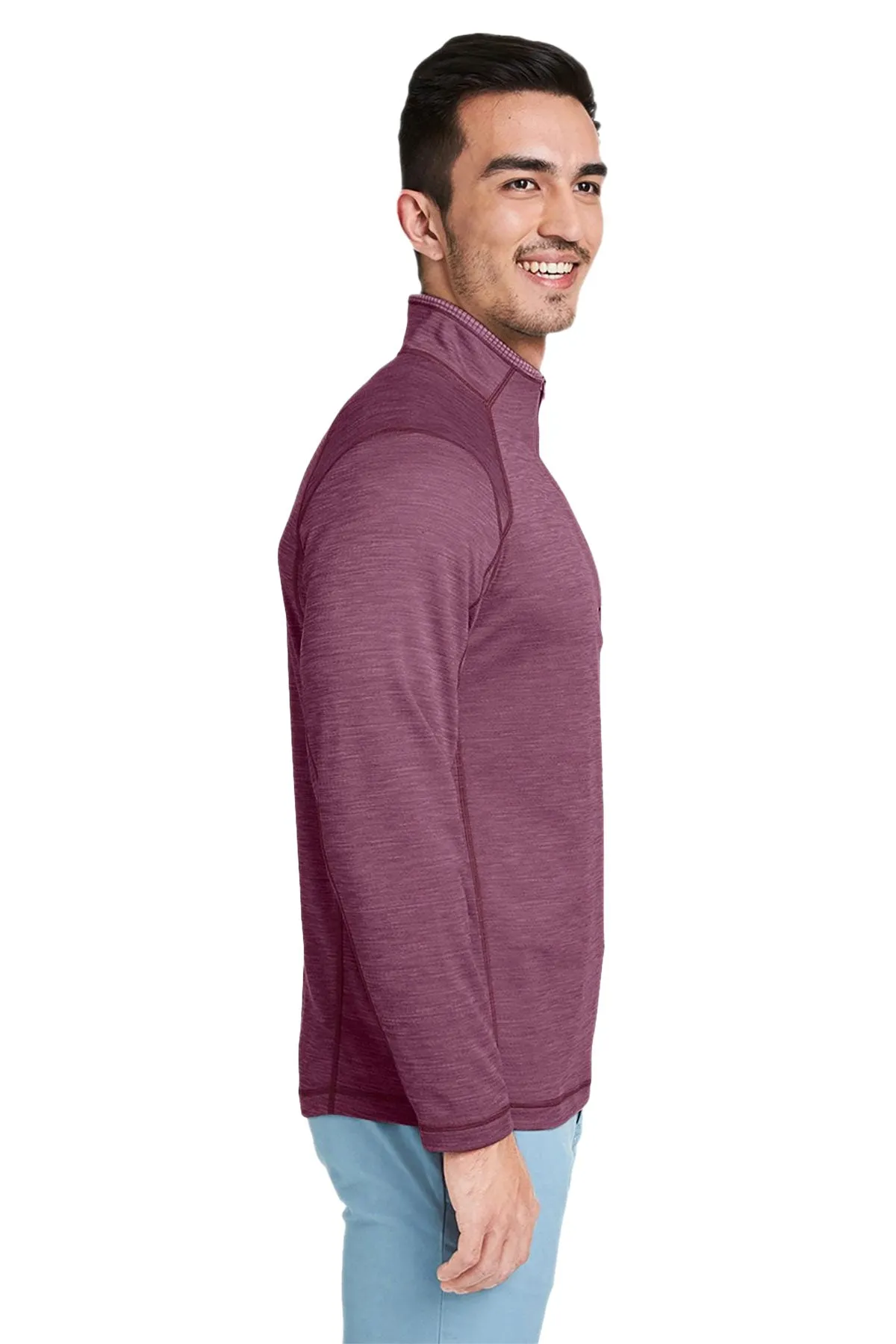 Vineyard Vines Custom Mens Sankaty Quarter-Zips, Burgundy
