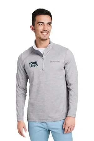 Vineyard Vines Custom Mens Sankaty Quarter-Zips, Grey Heather