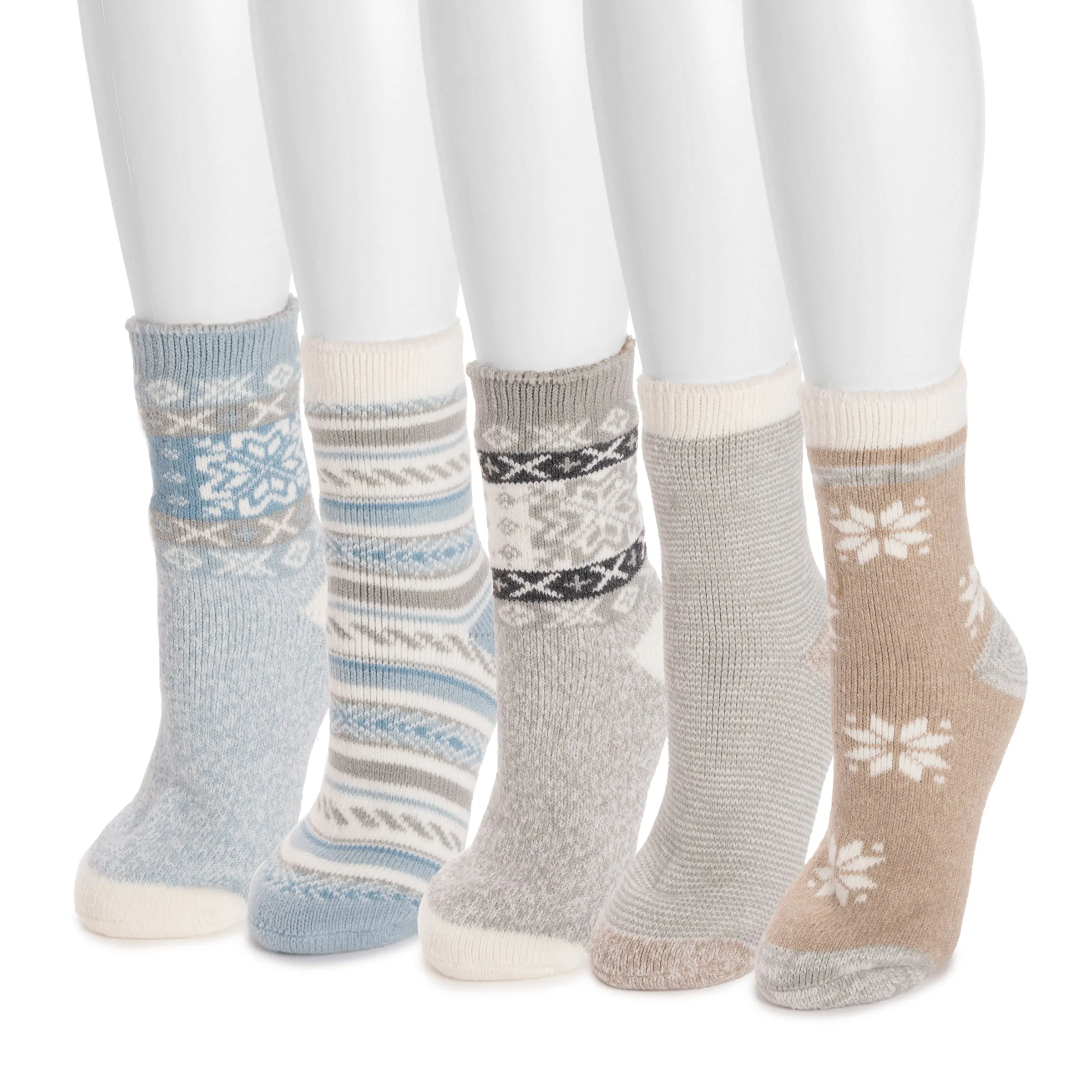 Women's 5 Pair Pack Heat Retainer Socks